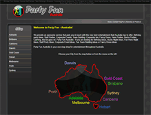Tablet Screenshot of partyfun.com.au