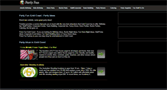 Desktop Screenshot of goldcoast.partyfun.com.au